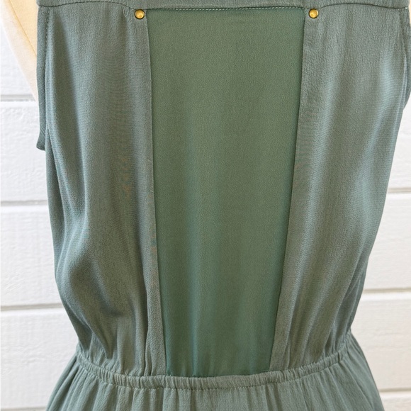 Anthropologie Maeve Paloma Dress XS Sage Green Sleeveless Mini - Picture 10 of 13